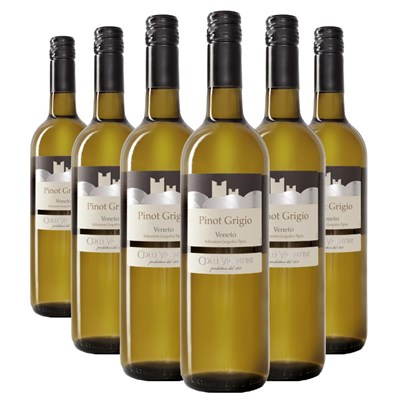 Case of 6 Colli Vicentini Pinot Grigio 75cl White Wine